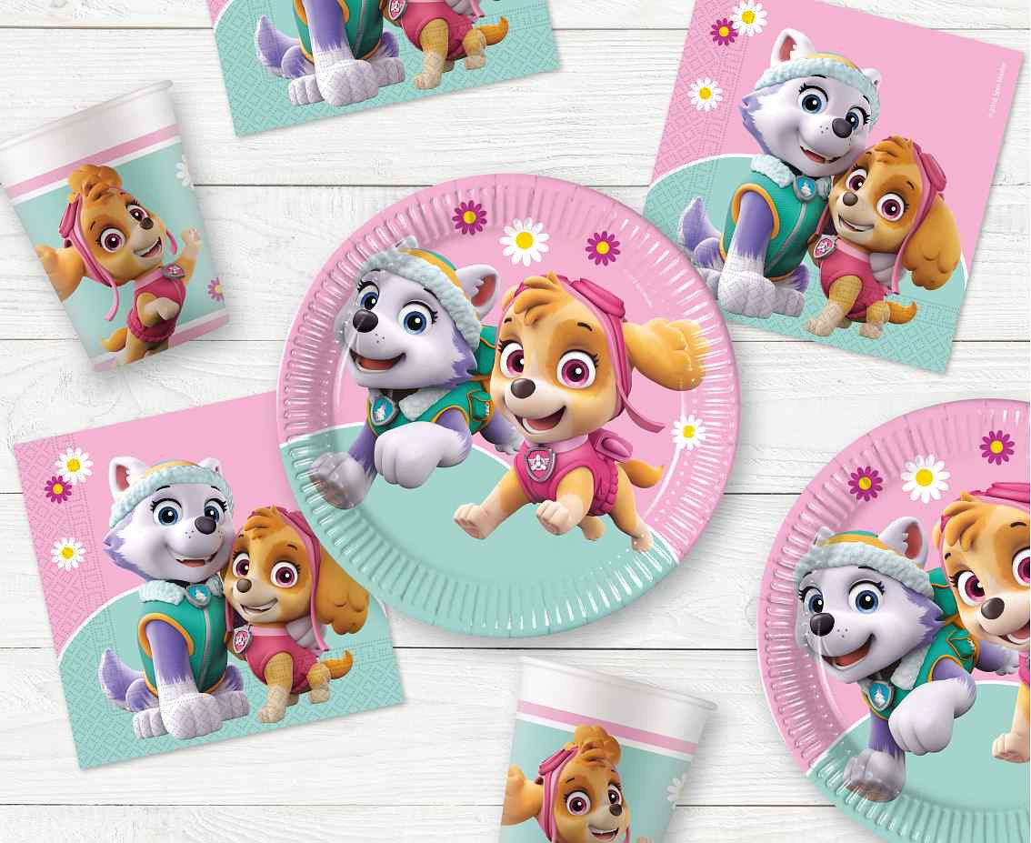 Paper cups (WM) Paw Patrol Skye & Everest Nickelodeon, 200ml, 8 pcs (SUP label)